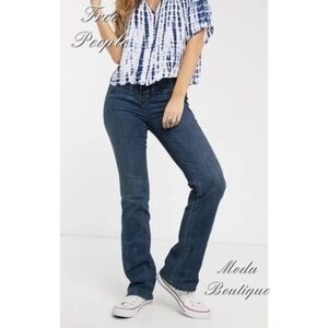 Free People eva lace up bootcut jeans